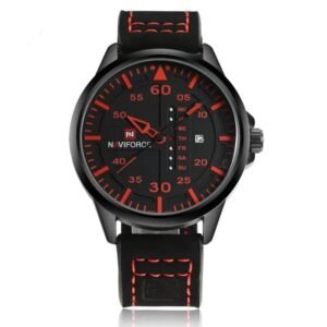 NAVIFORCE Waterproof Military Sport Quartz Men Watches With Leather Strap