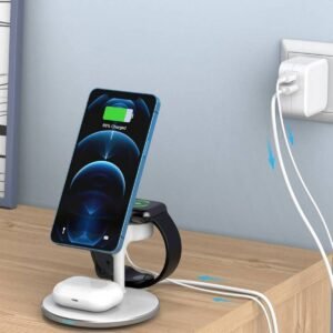 Choetech T586-F 3 in 1 Magnetic Wireless Charger Station for iPhone