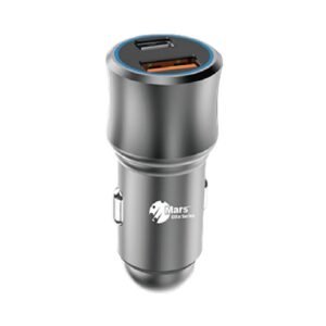 Mars Elite Series Multiprotocol PD + QC 3.0 Car Charger E7