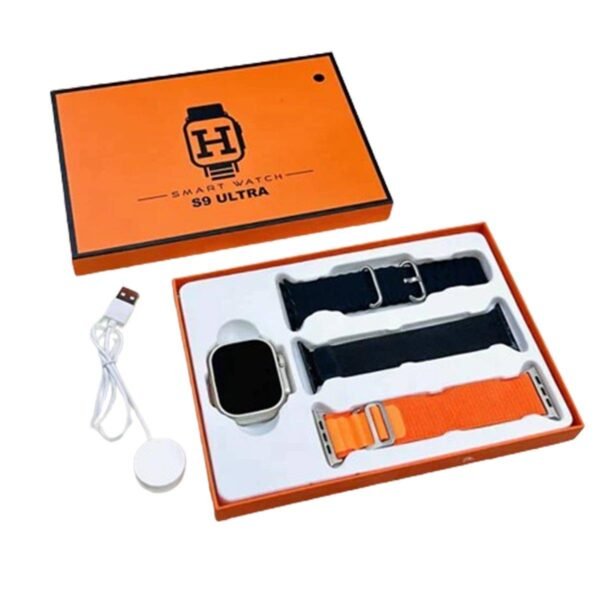 S9 Ultra Smart Watch 3 Straps