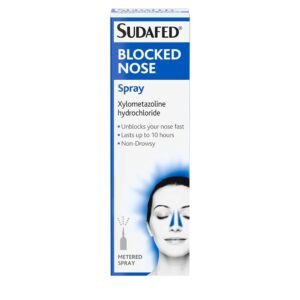 SUDAFED Blocked Nose Nasal Spray 15ml, Congestion Relief That Gets to Work in 2 Minutes and Lasts for Up to 10 Hours