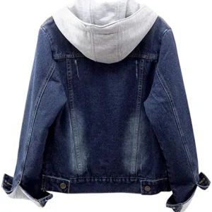 Stay Stylish with a Stylish Hooded Denim Jacket