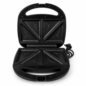 Enviro Sandwich Maker EI-SM108 | 650W, 2-Slice, Cool-Touch Handle, Non-Stick Plates, Power & Ready Indicators, Black