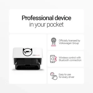 OBDeleven First Gen for Android Only for VW, Audi, Škoda, Seat, Cupra OBD2 Scan Tool (Easy Remove)