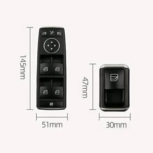 W204 W212 MASTER BUTTON SWTICH WITH SINGLE BUTTONS