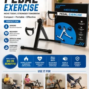 Pedal Exerciser for Seniors Desk Bike Cycle is a compact fitness tool designed for low-impact workouts.