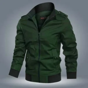 A&S Moto Winter Jacket for Men – Premium Fleece Warm Bomber Coat | Flap Style Zipper Jacket 2026