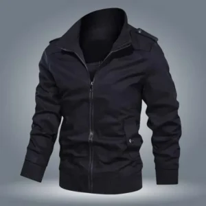 A&S Moto Winter Jacket for Men – Premium Fleece Warm Bomber Coat | Flap Style Zipper Jacket 2026